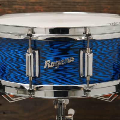 Rogers 5x14" Dyna-Sonic (Reissue) Wood Snare Drum - Blue Onyx image 1