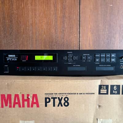 YAMAHA PTX8 PERCUSSION TONE GENERATOR drum synth w/ box New internal battery image 3