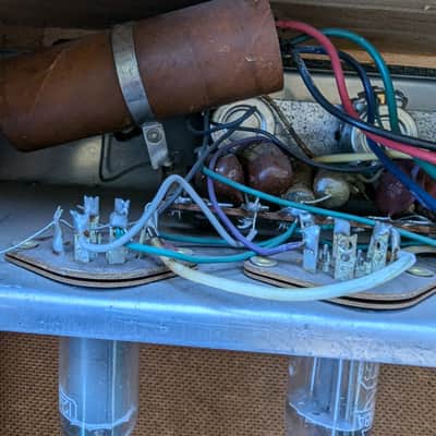 Unknown Hand wired Tube Combo Amp 1960s - Gray tolex image 8