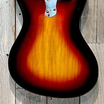 Rare  Mosrite V II Bass Mark Series,  Sunburst W/Matching Headstock, OHSC, Very Cool image 10