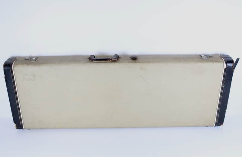1959-1963 Fender Jazzmaster Jaguar Original Blonde Tolex Hardshell Case Pre-CBS USA 1960 1961 1962 image 1