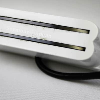 Seymour Duncan SHR-1b Hot Rails Strat Bridge Pickup - White image 5