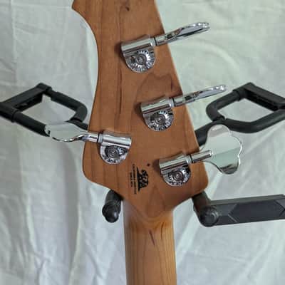 Ernie Ball Music Man StingRay Special 4 H 2024 Hot Honey Roasted Maple Neck Mono Case image 7