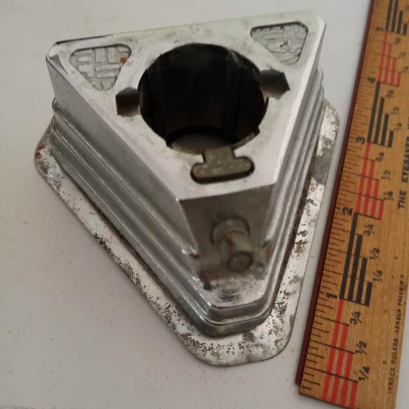 Ludwig Modular Tom Drum Mount Tube Arm Receiver Triangle Bracket Vintage 80s USA image 1