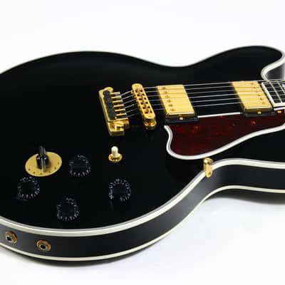 2011 Gibson Custom BB King Lucille Black | Ornate Crown Headstock Inlay ES 355 Dual Input Jacks image 17