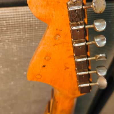Fender Jaguar 1963 Black Refin with Matching Headstock image 18