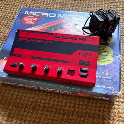 Nord Micro Modular Desktop Virtual Synthesizer 1997 - 2003 - Red