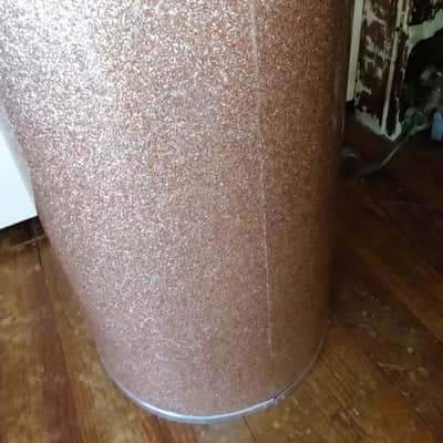 Vintage Ludwig Seat Case Canister Throne - Pink Champagne image 4