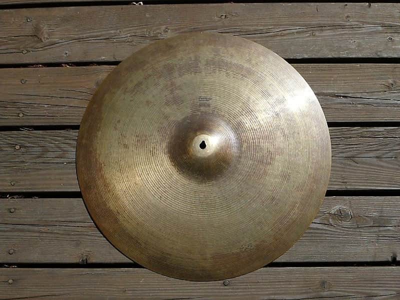 A. Zildjian 20" Hollow Logo Deep Ride Cymbal 1978 - 1982 image 1