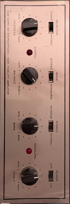 Harmon kardon XAM MARK IIB USAUDIO Korvette 1969 - Brown paint image 1