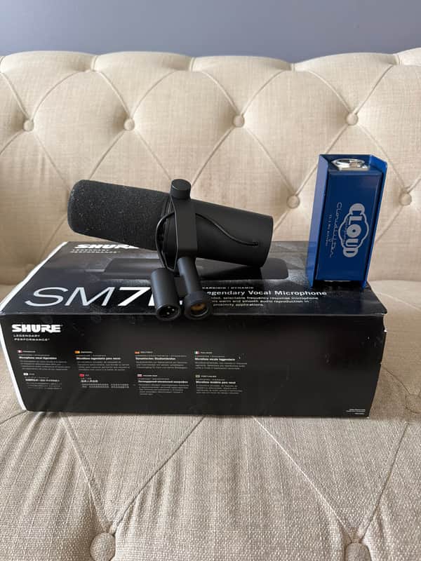 Shure SM7B Cardioid Dynamic Mic with Cloudlifter image 1