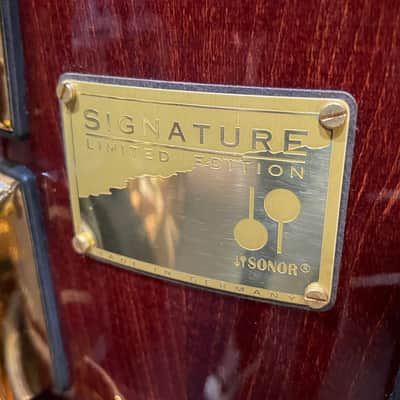 Sonor 1993' HLD580BM-LE / Signature Series Limited Edition Jet Snare 14"×8" image 2
