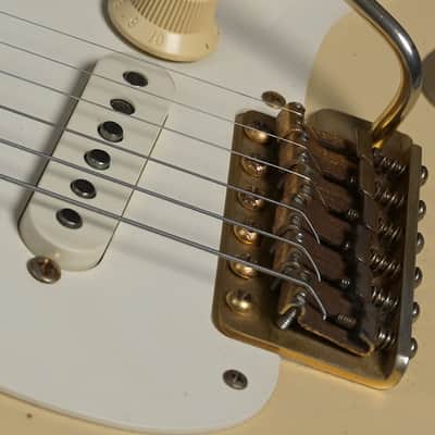 Fender Fender Custom Shop Stratocaster Cunetto Relic John Cruz 1996 - White Blonde image 5
