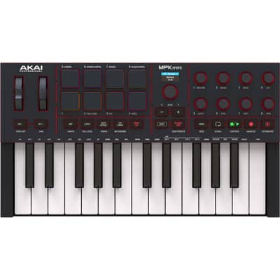 Akai Professional MPK Mini 4 Midi Controller - Black image 1