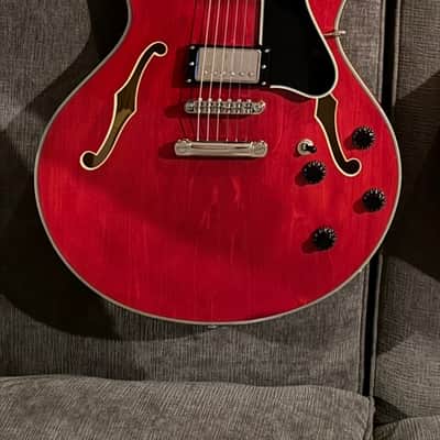 Eastman T386RD Thinline Double Cut 2010s - Red image 8