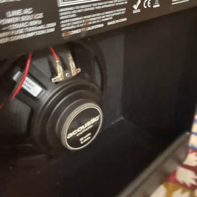 Acoustic G20 combo guitar amplifier - Black image 10