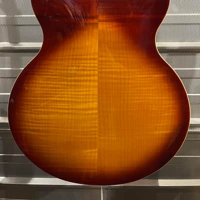 Hagstrom HJ800 Jazz Guitar 2021 Vintage Sunburst Gloss image 5