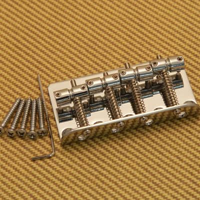 BB-0310-010 Chrome Aftermarket Standard Bass Bridge For Fender® P Jazz Bass