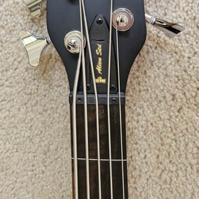 Warwick RockBass Alien Standard 5 String Fretless Acoustic Electric Bass Guitar, Gig Bag image 3