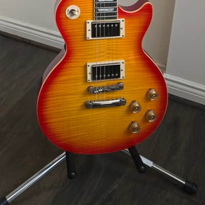 Epiphone '60 Les Paul Tribute Standard 2012 - 2015 Faded Cherry Sunburst image 2