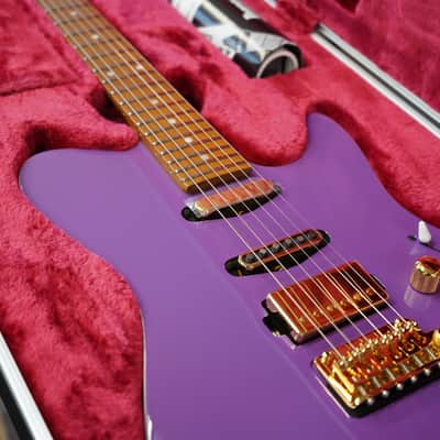 Ibanez Lari Basilio LB1 Violet 6-String Electric Guitar w/ Case FLOOR MODEL/NOS image 10
