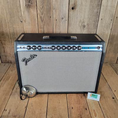Fender  Deluxe Reverb Near Mint 1976 W/ 1960s 12" Fender Oxford, Footswitch, & Cover - Black image 2