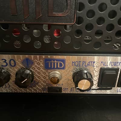 THD BiValve 30 Class-A 30-Watt Tube Guitar Head 2010s - Black and Silver image 6