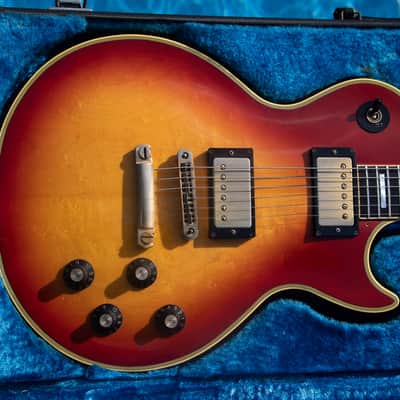 Vintage 1976 Greco EG-1000 (EG1000R) Les Paul Custom Reissue - Cherry Sunburst w Ebony Fingerboard & Rare U-3000 Pickups - Made In Japan - Pro Set Up w Perfect Frets/Action/Intonation image 8