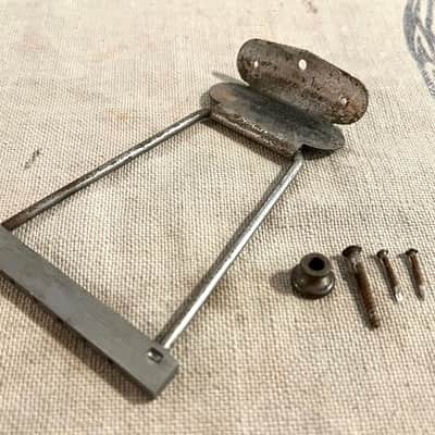 Vintage 1960's Hofner Colorama Guitar Trapeze Tailpiece-Nickel Circa 1961 image 9