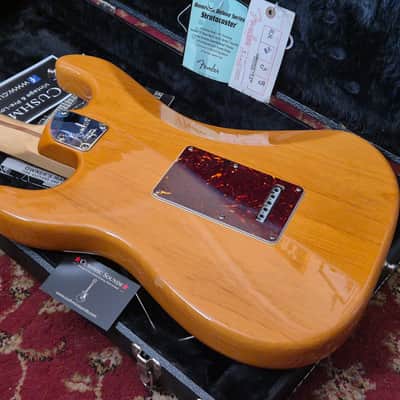Fender American Deluxe Series Stratocaster 60th Anniversary  2006 - Amber ☆VIDEO☆ image 6