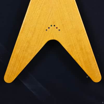 Gibson Custom Shop '59 Reissue Korina Flying V from 2003 in Natural with orinigal hardcase image 7