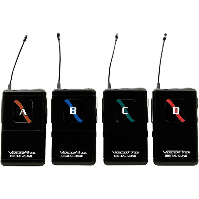 VocoPro FIELD-QUAD-B Portable 4 Lavalier Field/Camera-Mountable Wireless Microphone System, 902-927.2mHz Regular Band 9 image 1