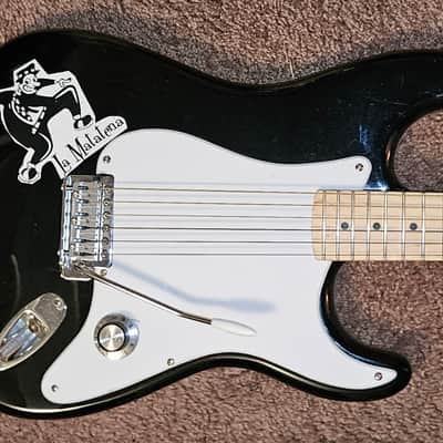 Unbranded Nylon Strings Stratocaster 2020 - Black image 9