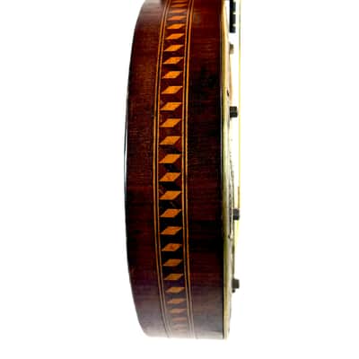 "Stentor" Art Nouveau Banjo-Mandolin with Lion-Decorated Tension Hoop, 1920s image 6