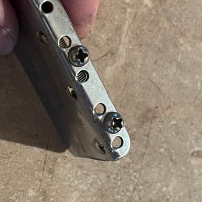 1958-64 Fender Musicmaster guitar bridge Duo Sonic image 4