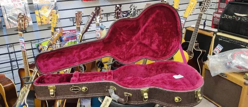 Martinez Deluxe Dreadnought | Acoustic | Classical Guitar Hard Shell Wood Case~ image 1