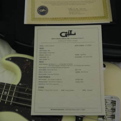 G&L USA Fullerton Deluxe JB 2024 - Vintage White & Rosewood Board image 9
