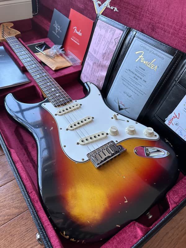 2025 Fender Custom Shop Stratocaster Pro W25 Relic - 3 Color Sunburst image 1