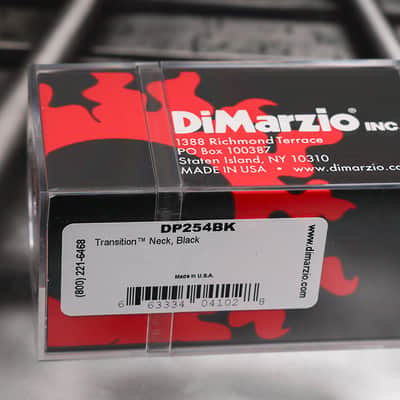 DiMarzio DP254BK Transition Neck Humbucker - Black / Nickel Pole Pieces image 2