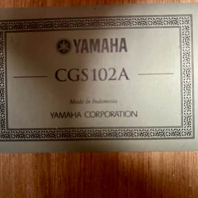 Yamaha CGS102A Student 1/2 Size Classical Guitar 2017 Natural image 12
