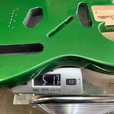 Warmtone Custom Guitars Tele Style Guitar Body “Pure Green” image 13