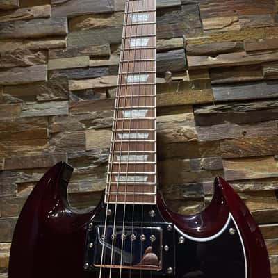 Tokai SG-Style Electric Guitar, CN22070074 Series - Cherry Red image 3
