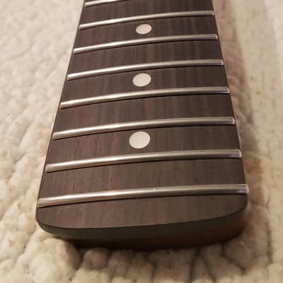 # WNS-R14-The best neck you ever felt or a FULL refund ! -USA made, Roasted, Nitro neck, Rosewood finger board, Rounded fret ends, NO fret tangs, Made for a Strat body. image 9