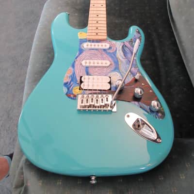 ~Cashified~ Kramer Strat-Style Blue - Van Gogh - Rock 'n' Roller image 11
