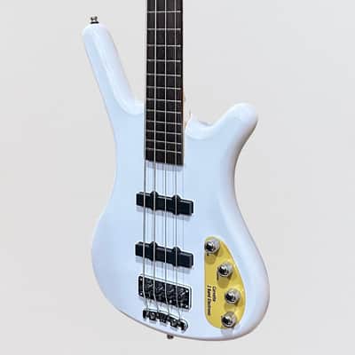 Warwick RockBass Corvette Basic 4 String Active Electric Bass Guitar - White image 3