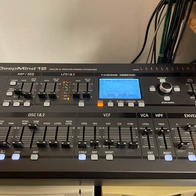 Behringer DeepMind 12D Desktop 12-Voice Polyphonic Analog Synth Module 2016 - Present - Black image 7