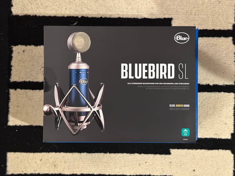 Blue Bluebird SL Large Diaphragm Cardioid Condenser Microphone 2010s - Blue image 1