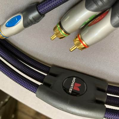 ✅Liaison MONSTER CABLE 3x RCA-3x RCA THX longueur 1,10M Etat neuf image 4