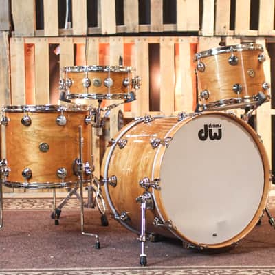 DW Collector's Natural Lacquer over Cherry/Gum Jazz Drum Set - 22,13,16 (No Snare) - SO#883767 image 1