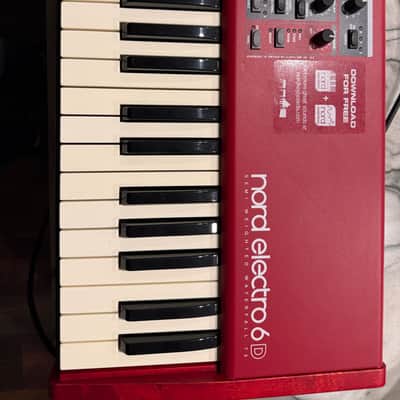 Nord Electro 6D SW73 Semi-Weighted 73-Key Digital Piano 2018 - 2022 - Red image 4